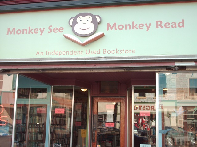 Monkey See Bookstore front