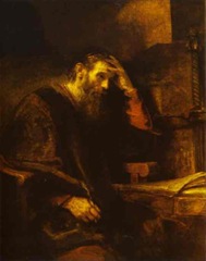 Rembrandt Apostle Paul