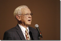 Pr. Herbert Chilstrom during Plenary Session Nine