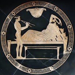 Roman art depicting pederasty