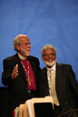 Bishop Hanson with Dr. Sayeed